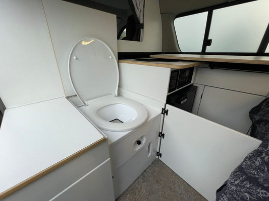 Eco-loo in a camper